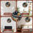 Spacecraft Desert Planet Clock Wall Decor