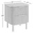 Nova Reeded 2-Drawer 21" Nightstand-225597722