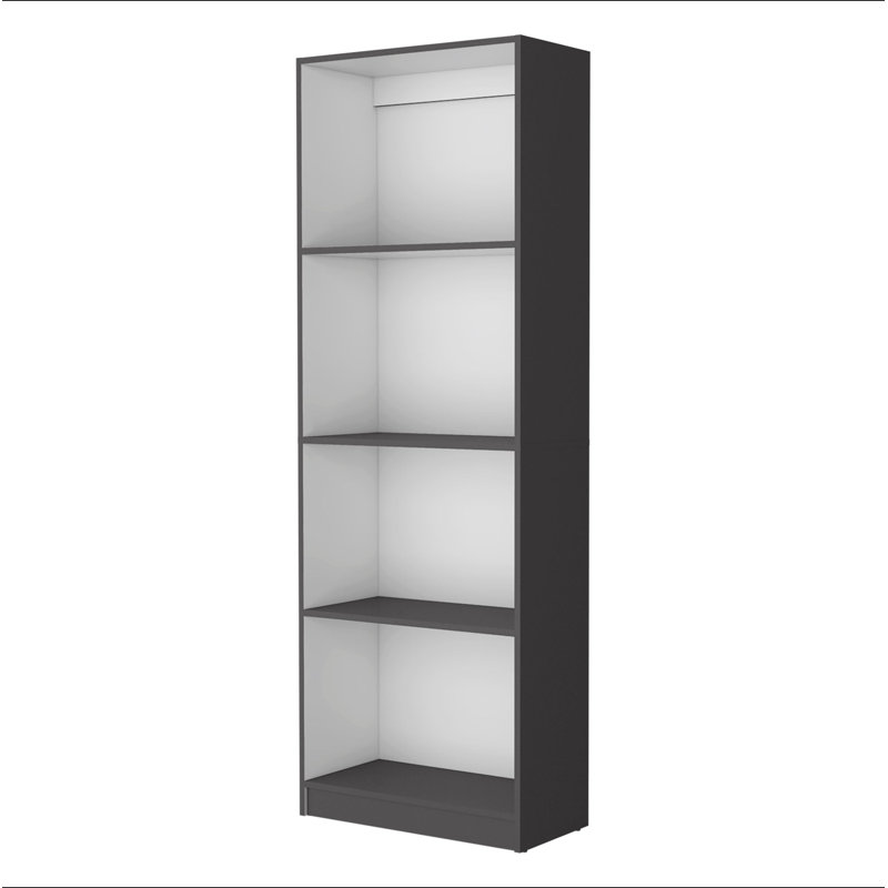 Bibliothèque Zachary, Blanc / Gris