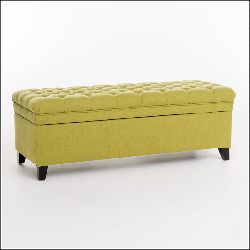 OTTOMAN DE RANGEMENT JULiana, Vert