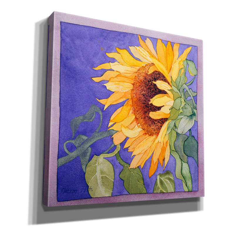 Sur toile, H 37 po x l 37 po x P 1,5 po