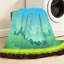 Machine Printed Throw Blanket-132079746