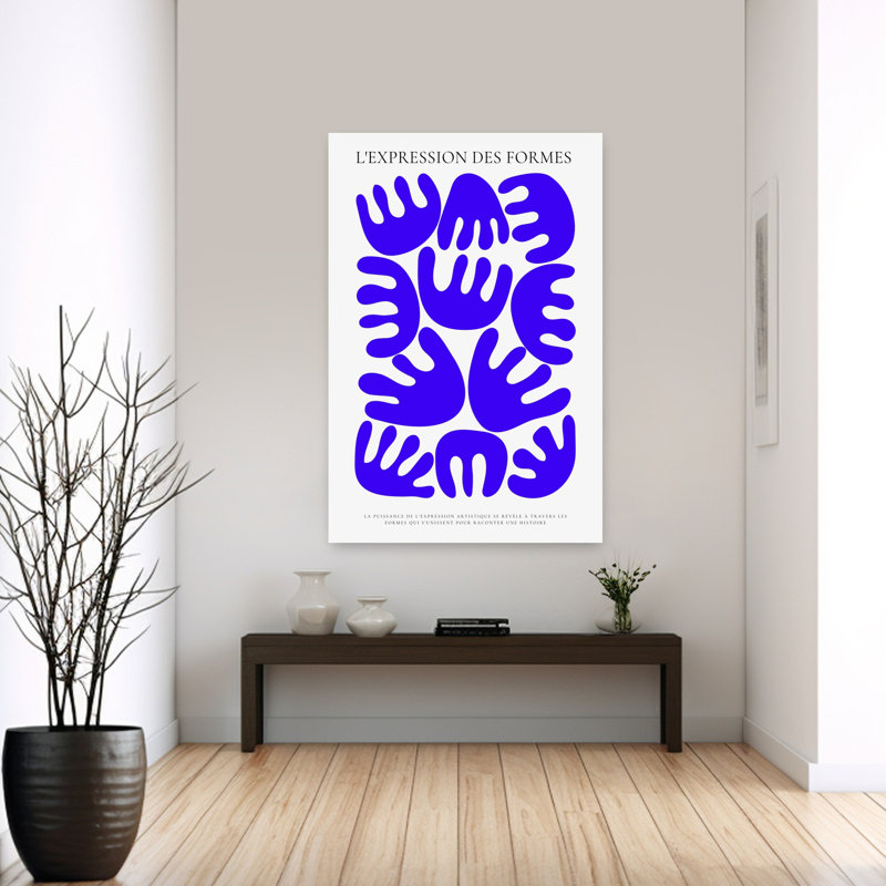 Art contemporain contemporain abstrait géométrique, H 60 po x l 40 po