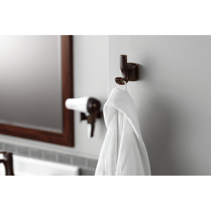 Voss Wall Mounted Robe Hook, Oil Rubbed Bronze