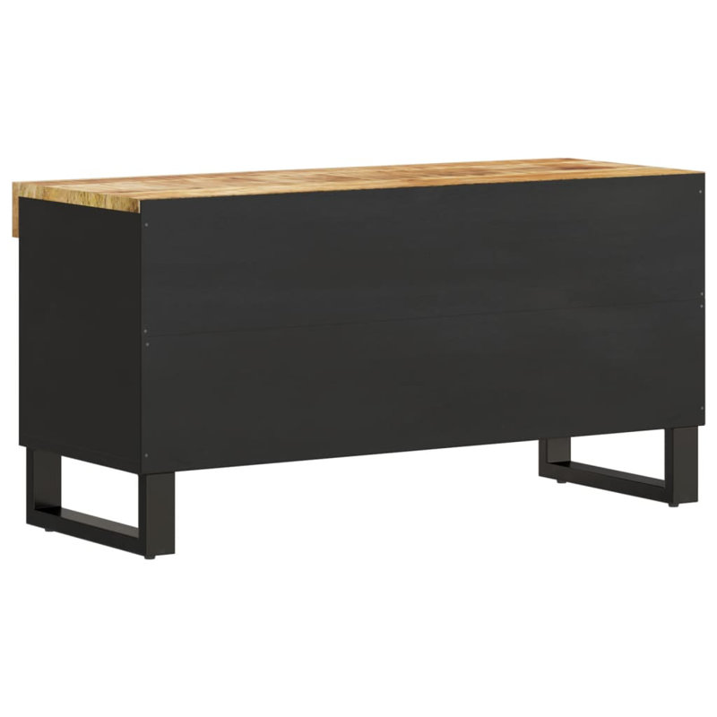 Wixom Unfinished TV Stand for TVs up to 32", Natural Mango