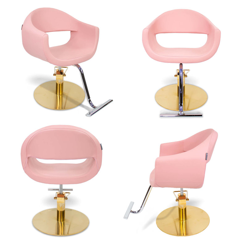 Tabouret Nahim, Rose, Or