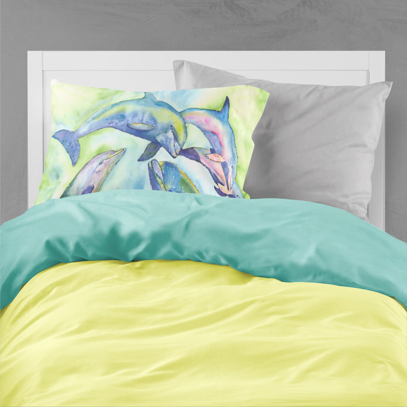  Taie d'oreiller Dolphin
