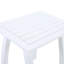 Table de bout en polyuréthane blanc, surface de 19 po x 15 po, bois, idéale pour la chambre à coucher 19 po x 15 po x 19,08 po, bonne table de chevet-132934609