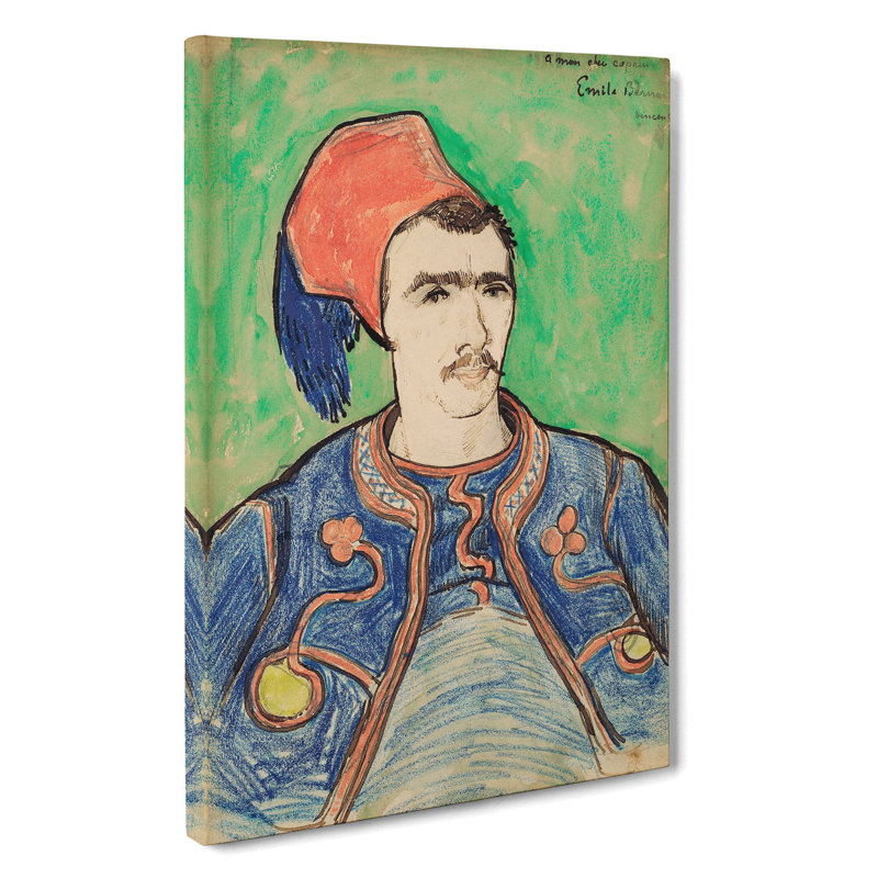 The Zouave by Vincent Van Gogh - Wrapped Canvas, 76cm H x 50cm W x 3cm D