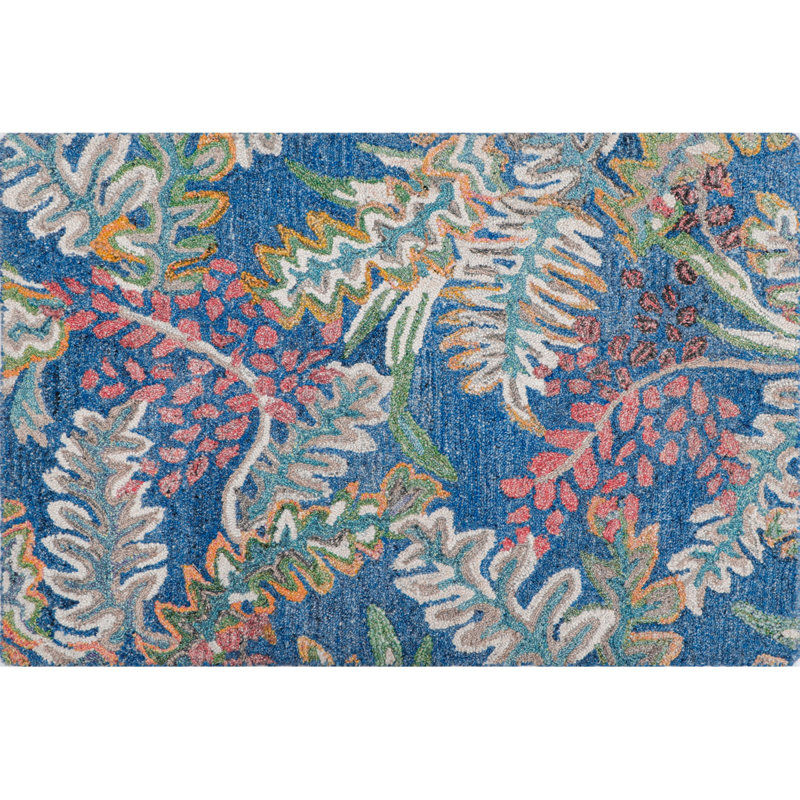 Honeysuckle Hand Tufted Indoor/Outdoor Rug, Rectangle 2' x 3'