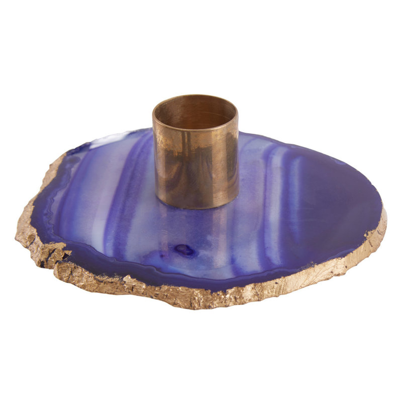 Stone Tabletop Candlestick