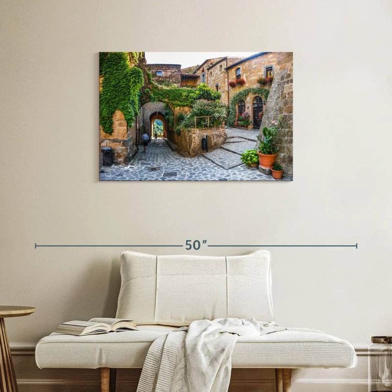 Kavia Civita Di Bagnoregio Town, 24" H x 36" W