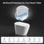 Toilette de bidet allongée intelligente avec siège chauffant, lavage de bidet, séchoir à air chaud, chasse sans contact, pré-mouillage, couvercle à fermeture en douceur et veilleuse (télécommande incluse)-122189821