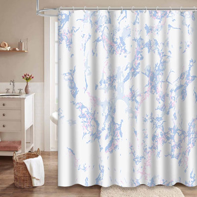 Rideau de douche Blue Art