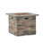 STONE SQUARE MGO FIRE PIT W/ TOP- 40,000 BTU-380273603-380273606