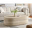Table basse ovale en béton 52 po Camden-1584935417