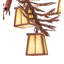 Pine Branch 12 - Light Chandelier