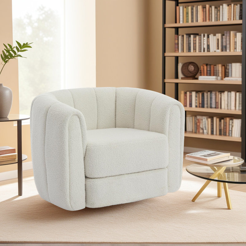 Fauteuil Teddy, Ourson blanc