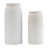White Chic Accent Vase, Artisanal Texture Design-2097399101