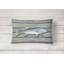 Coussin décoratif intérieur/extérieur à truite tachetée fish