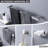 Bathroom Hardware 4-Piece Bath Hardware Set With Towel Bar, Robe Hook, Toilet Paper Holder In-107408583