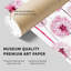 «Botanical Pink Dandelions VII», reproduction d'art moderne sans cadre-1891071277