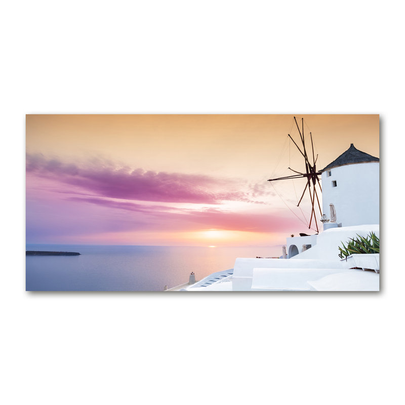Santorini Greece - Wrapped Canvas Print, Wrapped Canvas, 50cm H x 100cm W