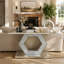 Miroir d'entrée hexagonal en cristal Sparkling