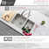 Builder STYLISH 28 inch Double Bowl 60/40 Reversible Undermount Steel Kitchen Sink with Grids and Strainers