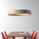Lottie Single Light Wood Dimmable LED Chandelier