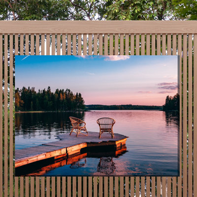 Krieger Alone Together Outdoor Canvas Art