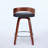Swivel Bar Height Stools Set of 2 with Low Back-2008404933