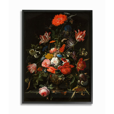 Regal Bouquet Elegant Floral Insect Butterfly Détails par Ziwei Li - impression d'art graphique
