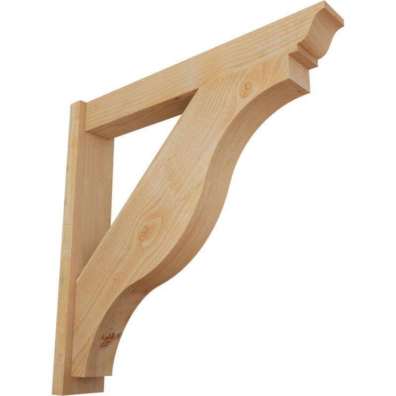 Persienne Funston traditionnelle, Sapin Douglas de 6 po (sciage brut), P 36 po x H 36 po