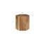 Honey Comb Solid Wood Block End Table