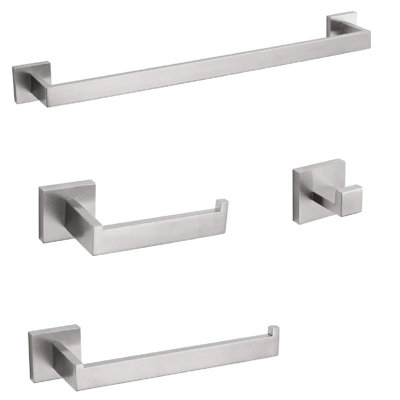 4 - Piece Bathroom Hardware Set