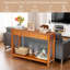 Console, table d'appoint pour canapé avec tiroir et tablette ouverte, table basse étroite moderne, table d'entrée mince pour le salon, la chambre à coucher, la table d'entrée avec canapé de 42 pouces (noir)-1561224028