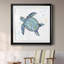 Bulle bleue tortue II - peinture encadrée-387274014-387274012