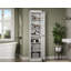 Armoire de rangement 100% bois massif 16,5 po avec portes Shaker et tablettes réglables-1455265106