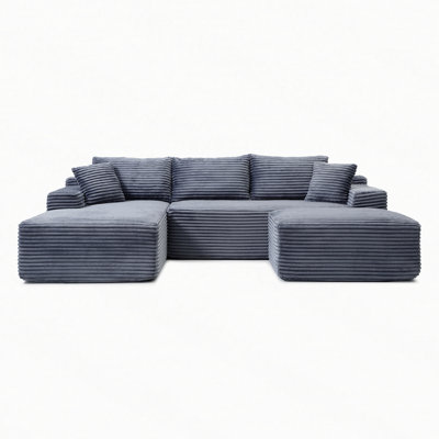 Modular Cloud Sectional Sofa No Assembly