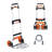 Folding Hand Truck, 309 lbs Load Capacity, Aluminum Portable Cart, Convertible Hand Truck and Dolly with Telescoping Handle and PP+TPR Wheels, Ultra Lightweight Super Strong for Moving Warehouse