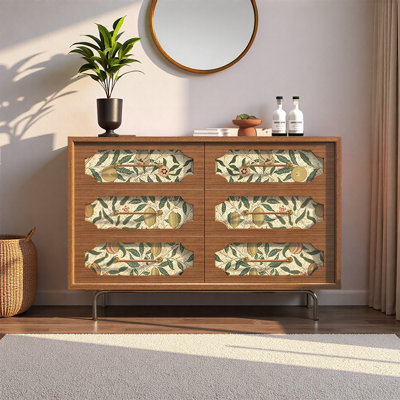 Commode d'appoint multifonctionnelle en bois massif