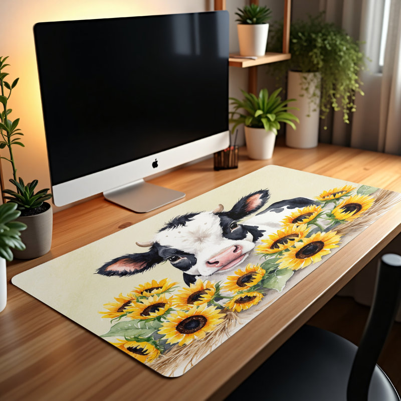 Polyester Desk Pad, 14.4x12.1