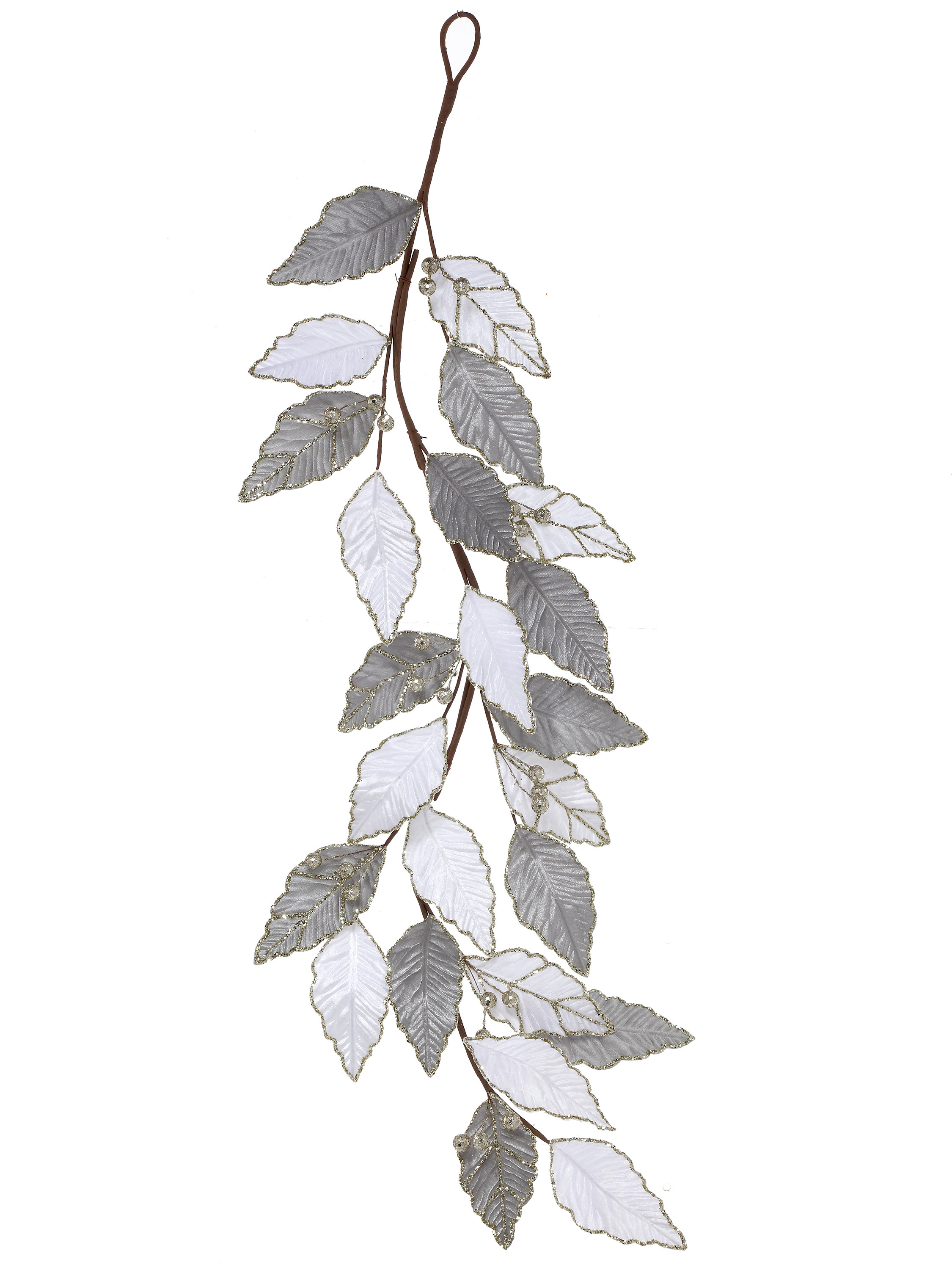 4' Velvet Leaf Garland Primrue