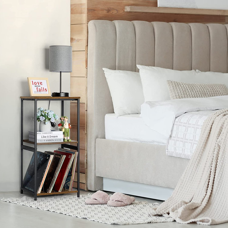 31.69'' H Media Shelves, Brown