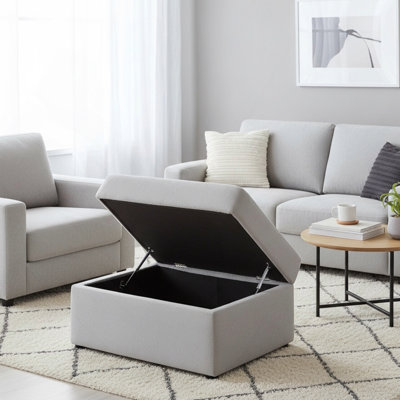 Storage Ottoman - Gray