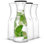 Pichet en verre avec couvercle Brighti Hali - 36 oz - ensemble de 4