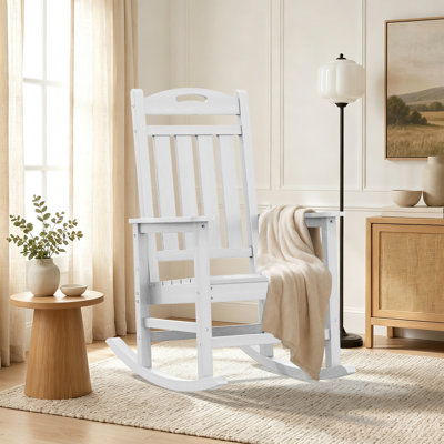 HDPE Rocking Adirondack Chair, Suitable for Both Indoor and Outdoor Use