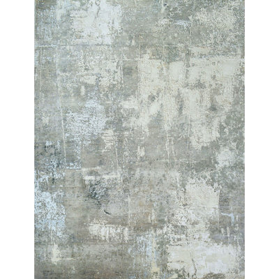 Tapis rectangulaire noué à la main