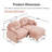Elmsforde Modular Sectional Sofa with Chenille Fabric and Tufted Backrest Design-117093402-122808540